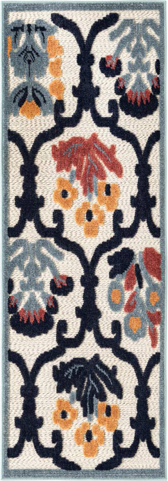 Detail image of 2' x 6' Easy-Clean Belize Indoor / Outdoor Runner Rug