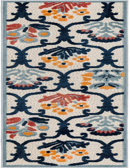 Detail image of 2' x 10' Easy-Clean Belize Indoor / Outdoor Runner Rug