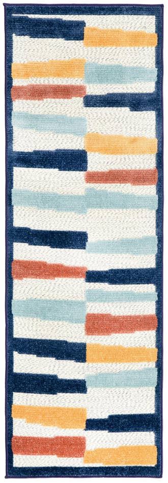 Detail image of 2' x 6' Easy-Clean Belize Indoor / Outdoor Runner Rug