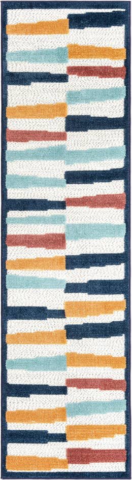 Detail image of 2' x 8' Easy-Clean Belize Indoor / Outdoor Runner Rug