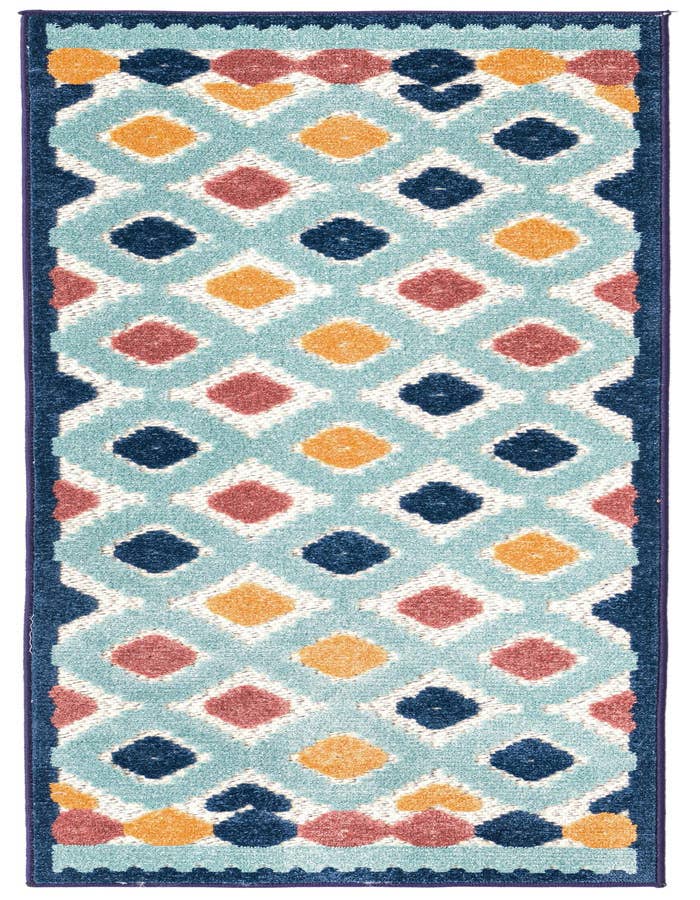 Detail image of 2' x 6' Easy-Clean Belize Indoor / Outdoor Runner Rug