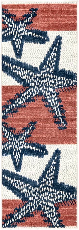 Detail image of 2' x 6' Easy-Clean Belize Indoor / Outdoor Runner Rug