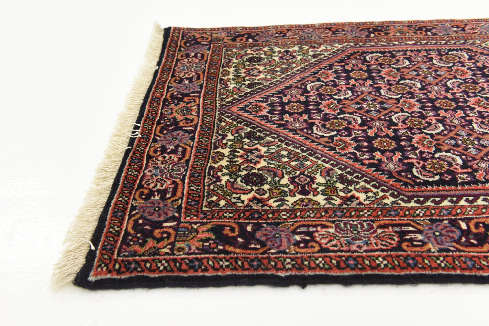 Detail image 4 of 8: 2' x 6' 10 Hand Knotted Bidjar Persian Wool Runner Rug