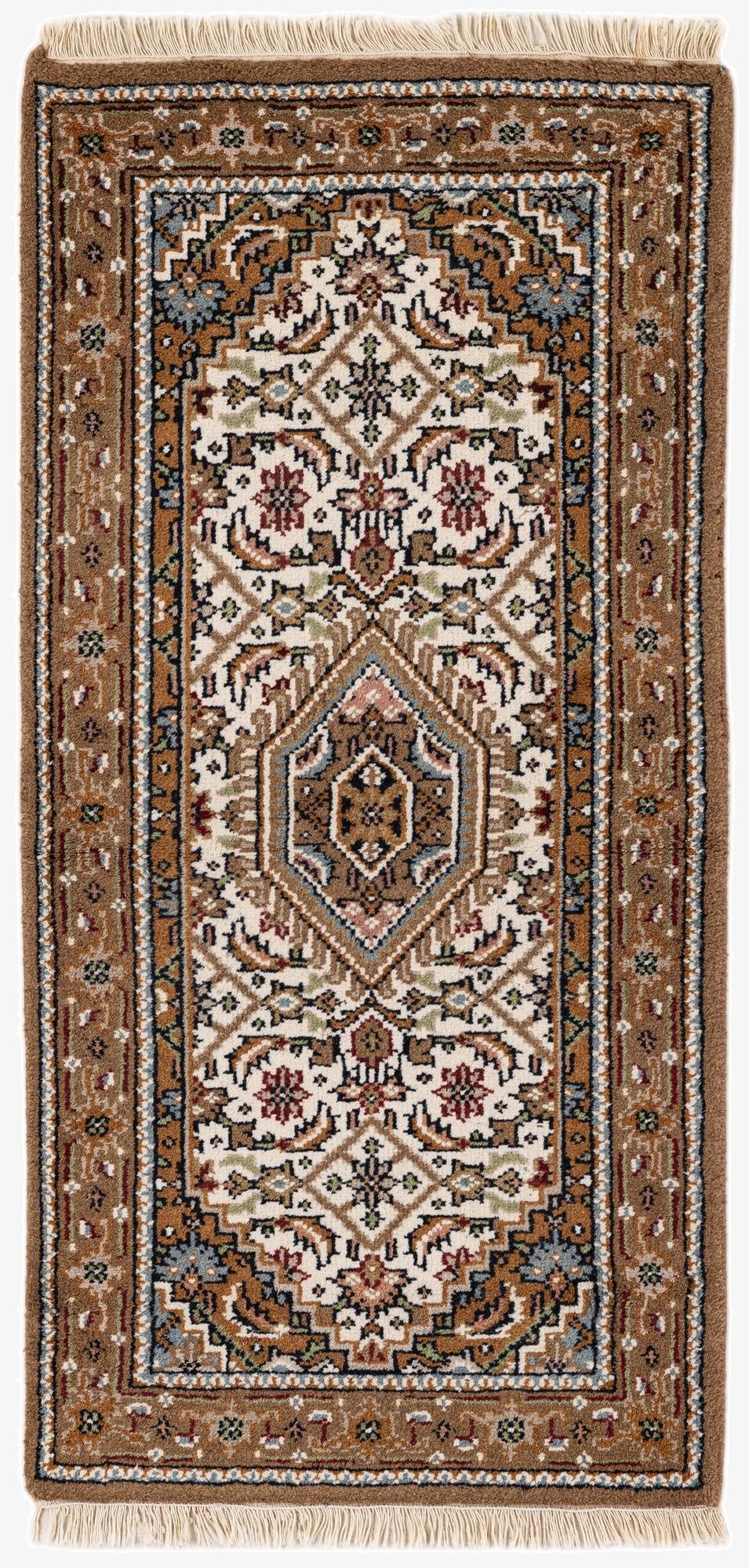 2' 5 x 4' 10  Hand Knotted Bidjar Wool Runner Rug