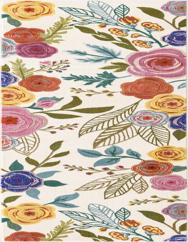 Detail image of 2' x 6' Blossom Runner Rug