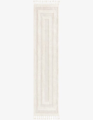 Ivory Boho Runner Rug