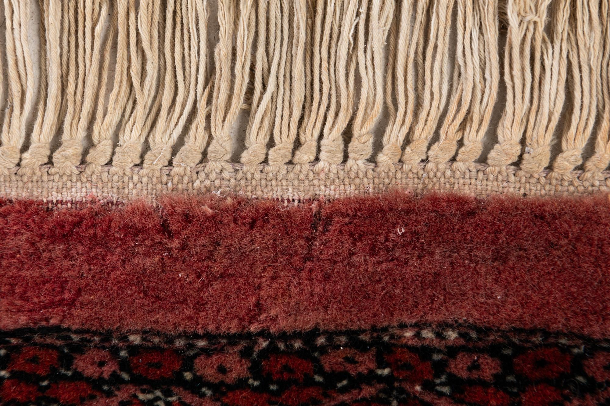 3' 3 x 10' 2 Hand Knotted Bokhara Oriental Wool Runner Rug