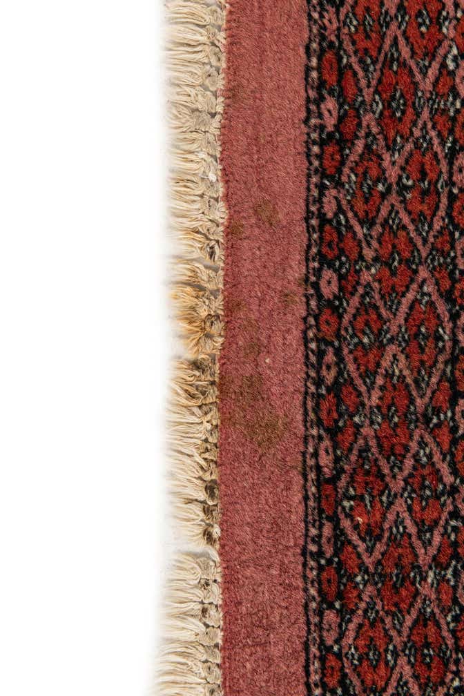 3' 3 x 10' 2 Hand Knotted Bokhara Oriental Wool Runner Rug