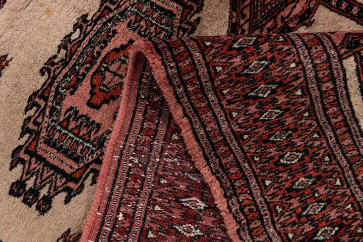 3' 3 x 10' 2 Hand Knotted Bokhara Oriental Wool Runner Rug