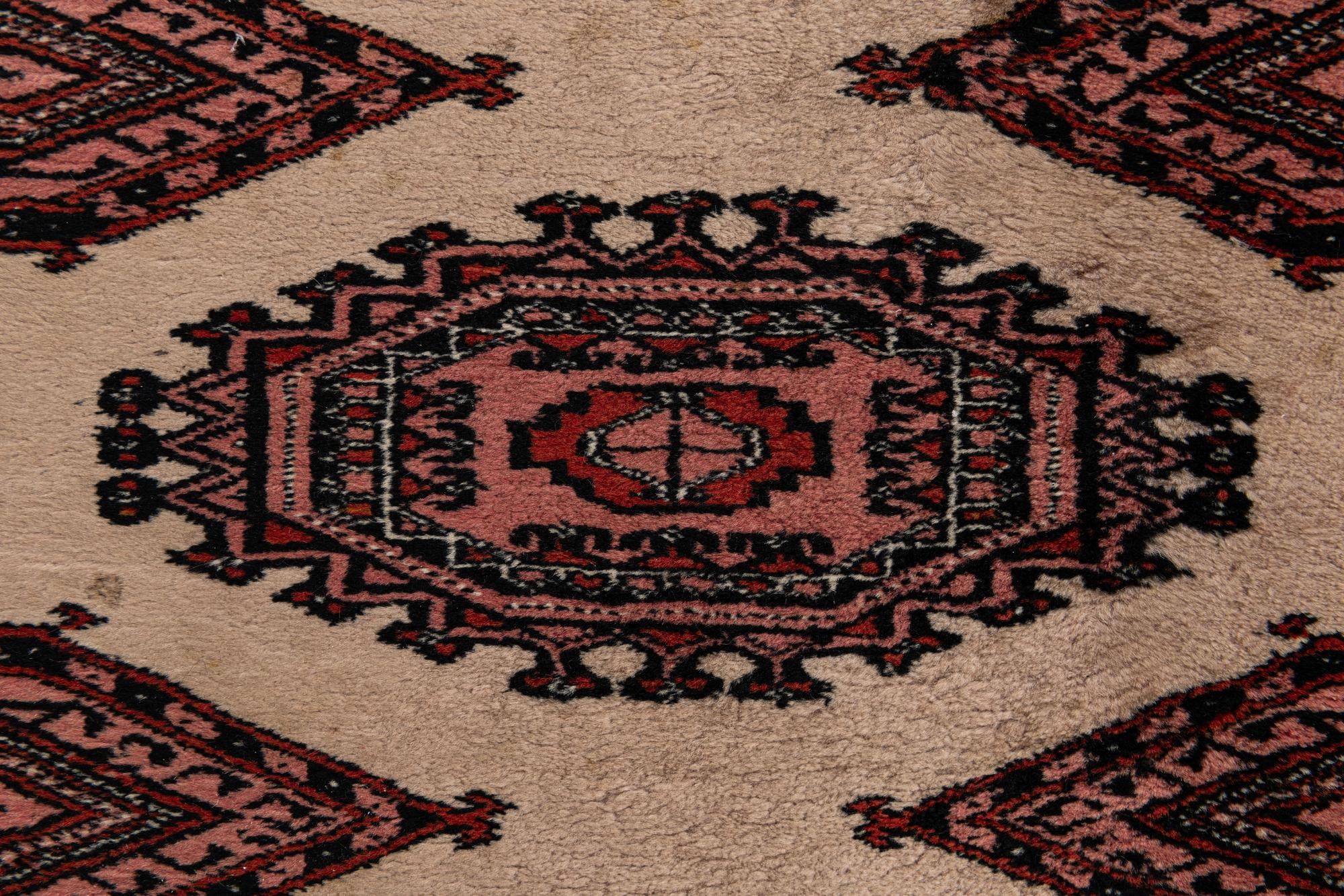 3' 3 x 10' 2 Hand Knotted Bokhara Oriental Wool Runner Rug