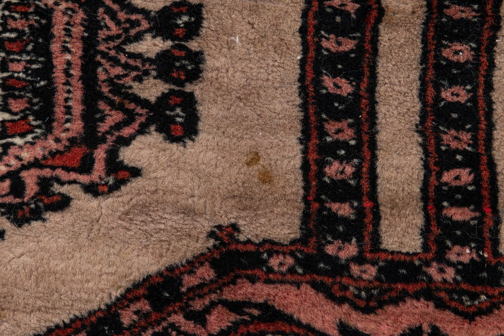 3' 3 x 10' 2 Hand Knotted Bokhara Oriental Wool Runner Rug