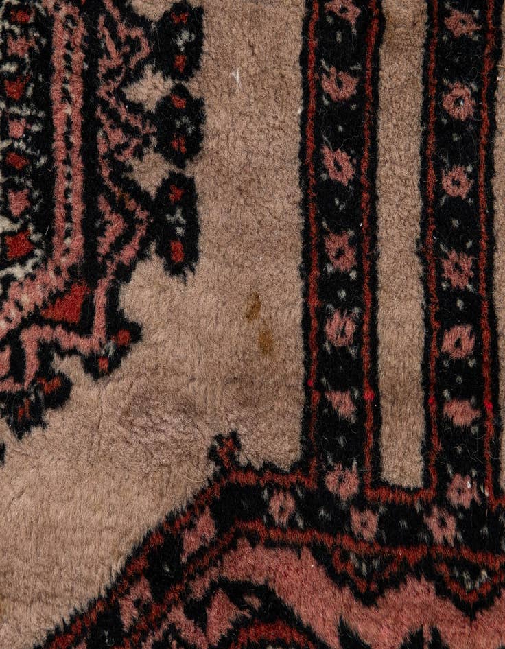 Detail image of 3' 3 x 10' 2  Hand Knotted Bokhara Oriental Wool Runner Rug