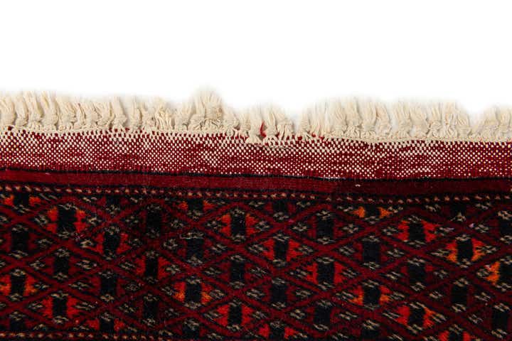 3' 4 x 9' 3 Hand Knotted Bokhara Oriental Wool Runner Rug