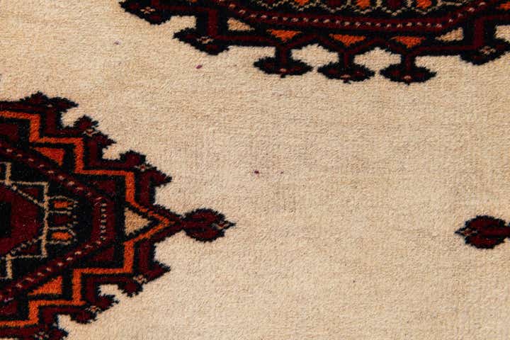 3' 4 x 9' 3 Hand Knotted Bokhara Oriental Wool Runner Rug