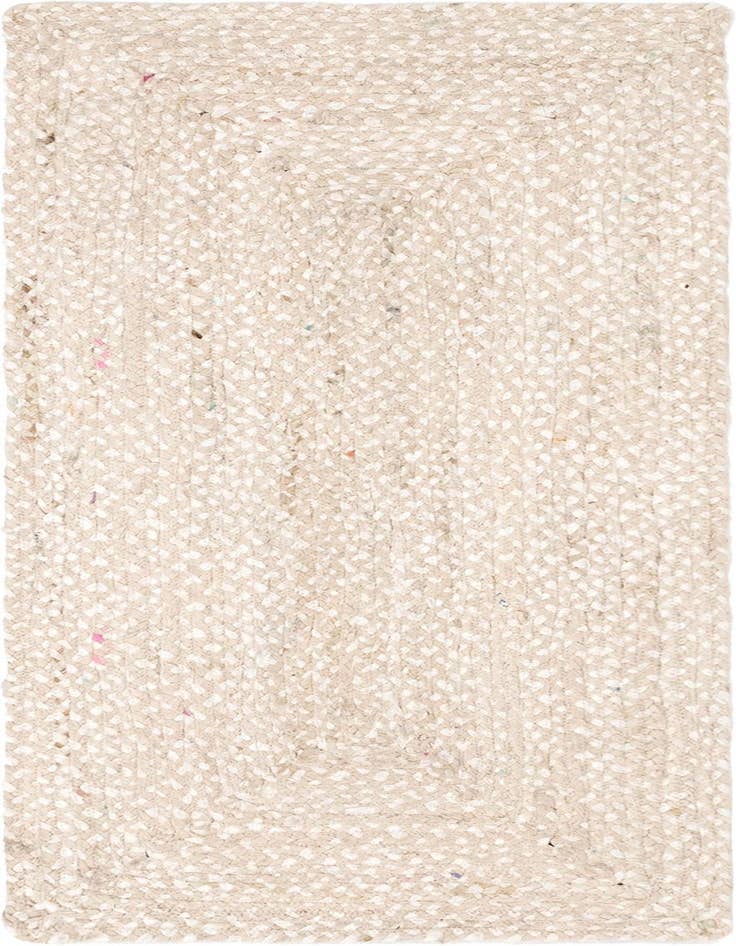 Detail image of 2' 6 x 6' 1 Handmade Braided Chindi Runner Rug