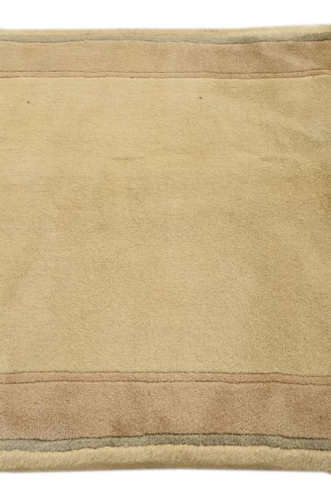 2' 10 x 10' 9 Hand Knotted Carved Pekin Wool Runner Rug