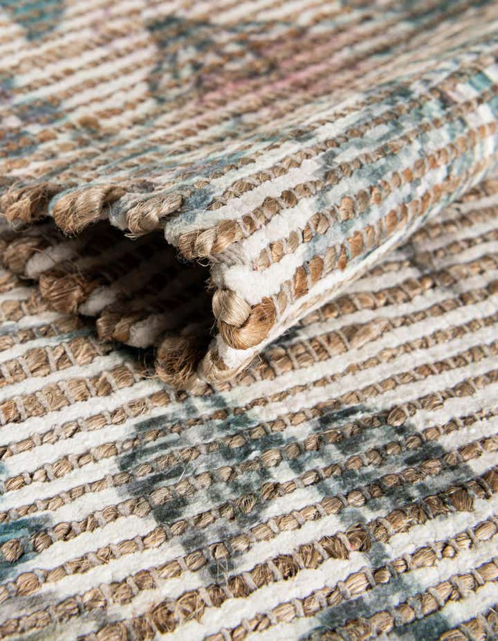 2' x 6' 1 Hand Woven Chenille Jute Runner Rug