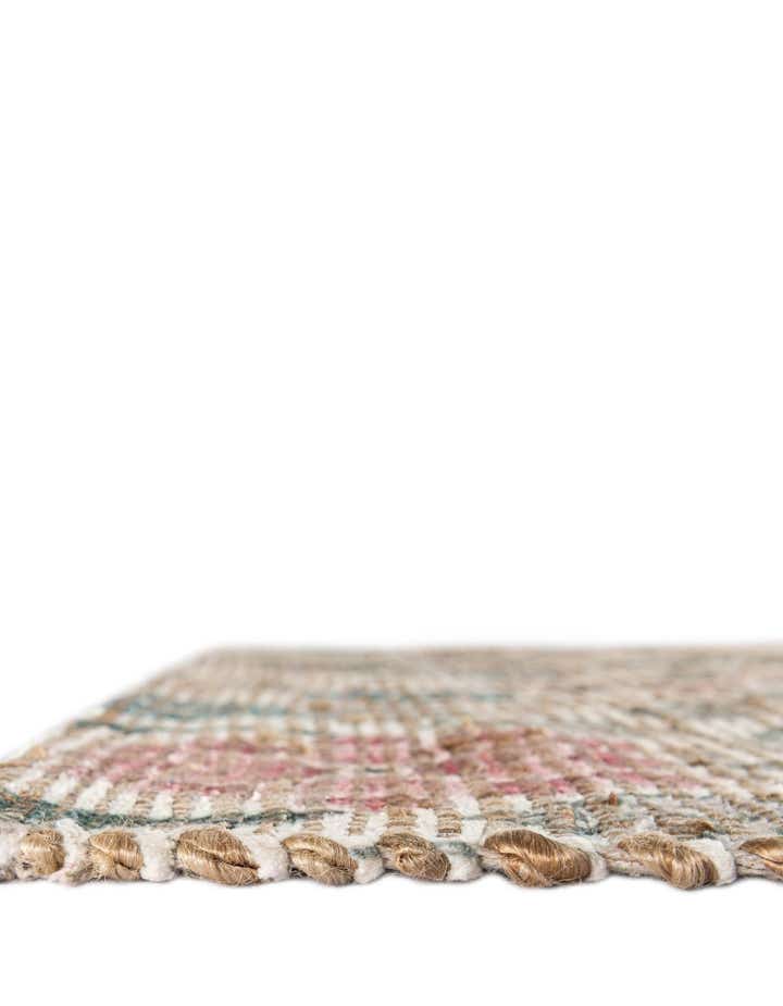 2' x 6' 1 Hand Woven Chenille Jute Runner Rug