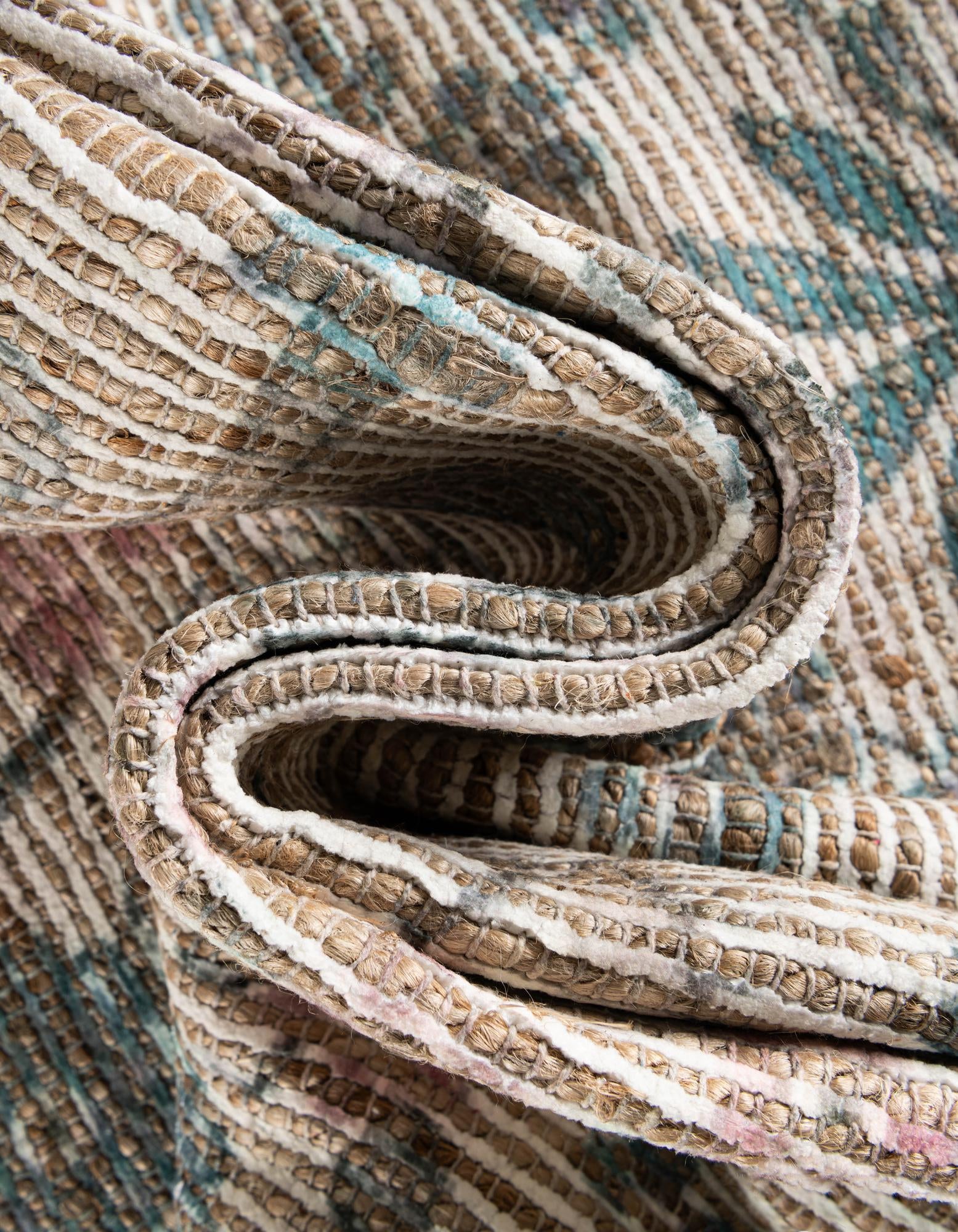 2' x 6' 1 Hand Woven Chenille Jute Runner Rug