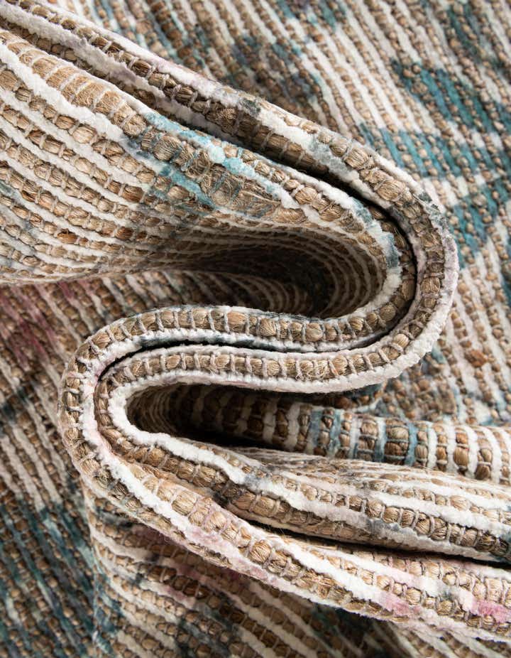 2' x 6' 1 Hand Woven Chenille Jute Runner Rug