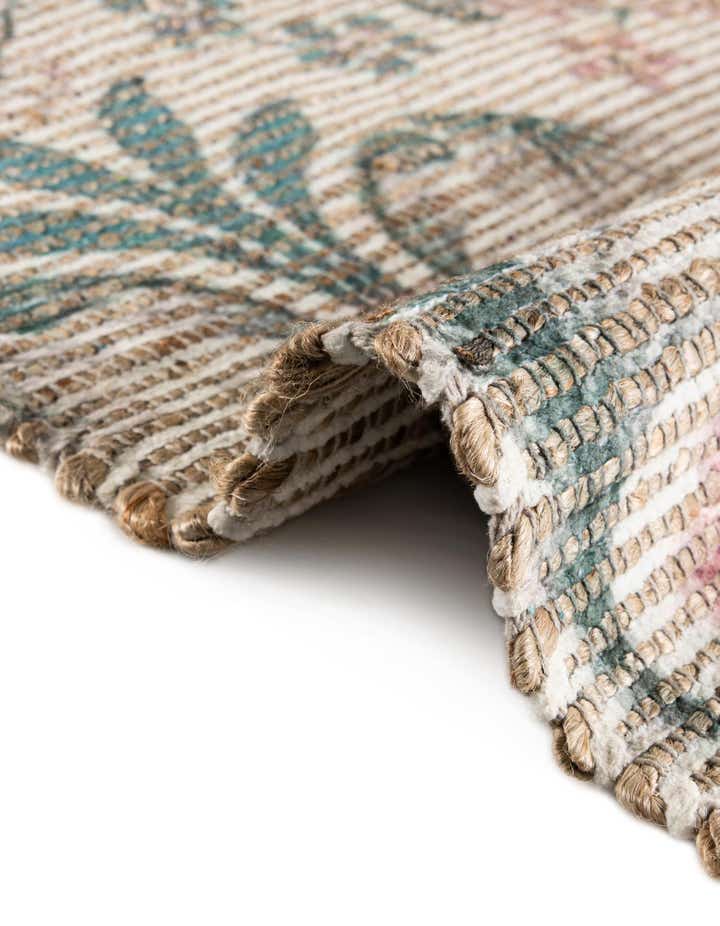 2' x 6' 1 Hand Woven Chenille Jute Runner Rug