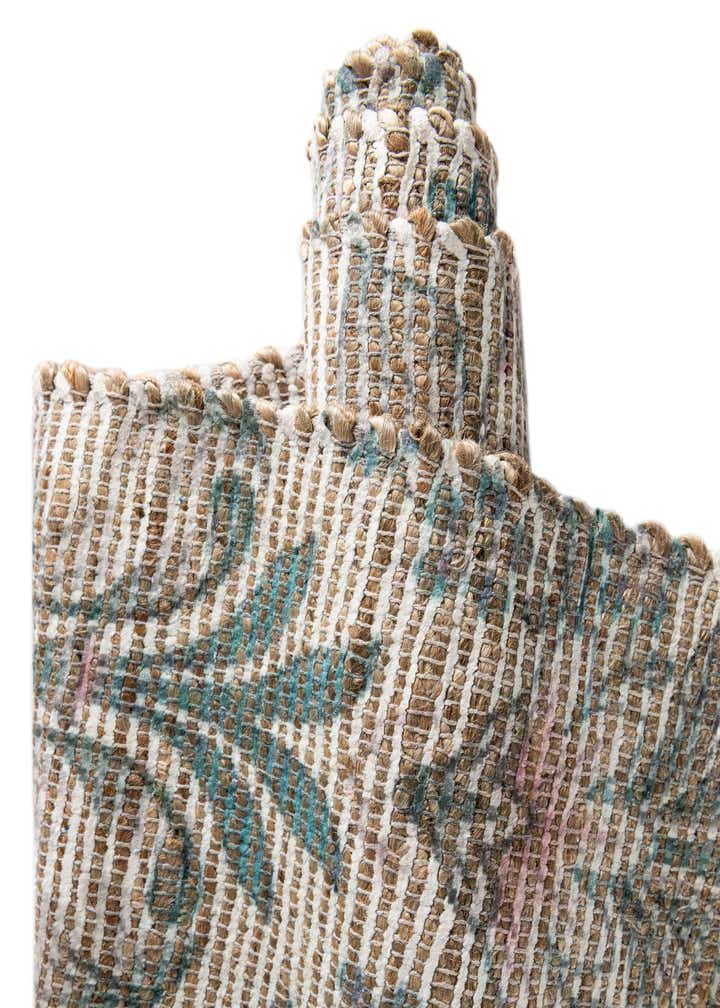 2' x 6' 1 Hand Woven Chenille Jute Runner Rug