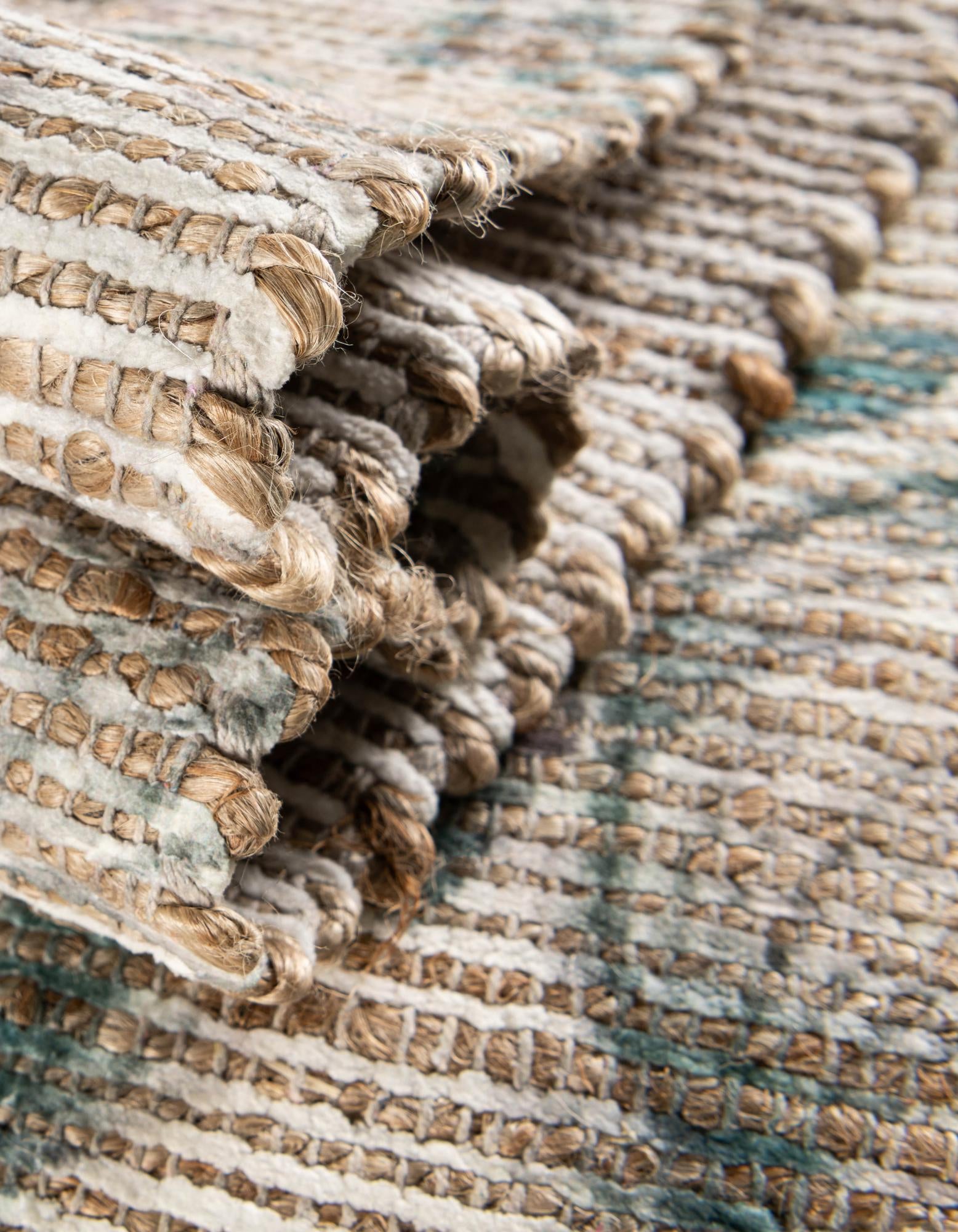 2' x 6' 1 Hand Woven Chenille Jute Runner Rug