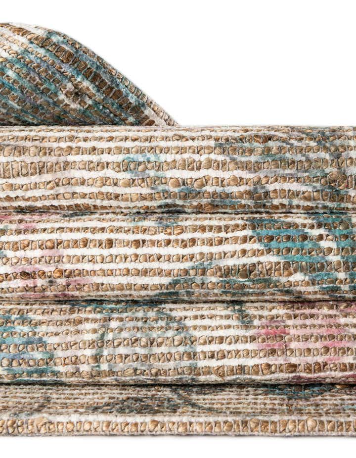 2' x 6' 1 Hand Woven Chenille Jute Runner Rug