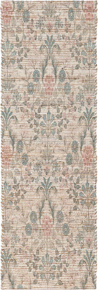 2' x 6' 1 Hand Woven Chenille Jute Runner Rug