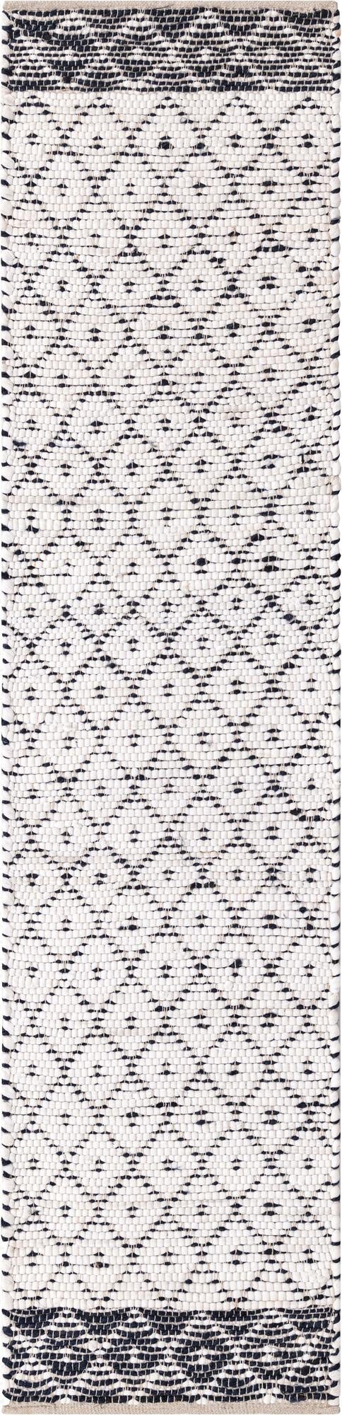 2' 2 x 8'  Hand Woven Chindi Trellis Runner Rug