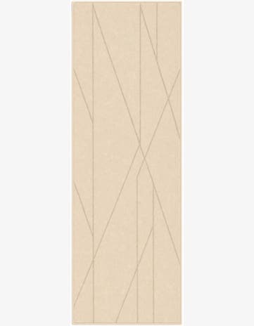 Ivory Contour Runner Rug