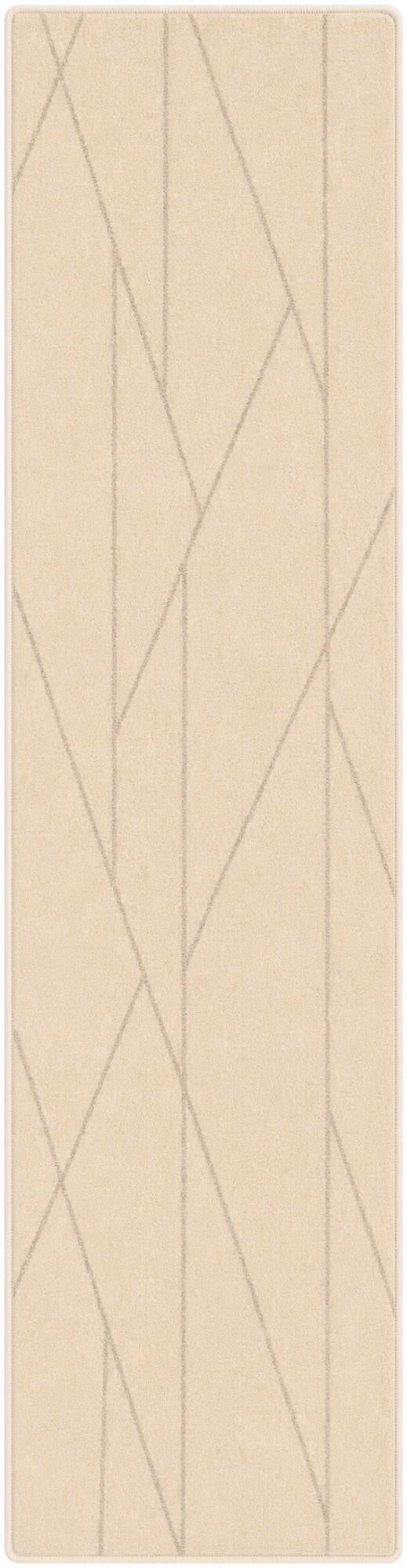 Ivory Contour Runner Rug