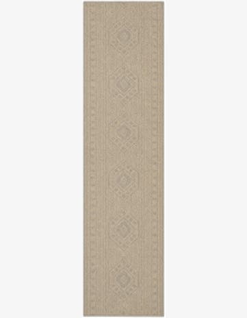 Ivory Contour Runner Rug