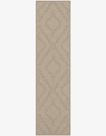 Ivory Contour Runner Rug