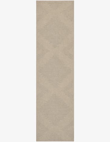 Ivory Contour Runner Rug