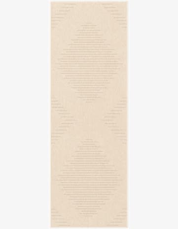 Ivory Contour Runner Rug