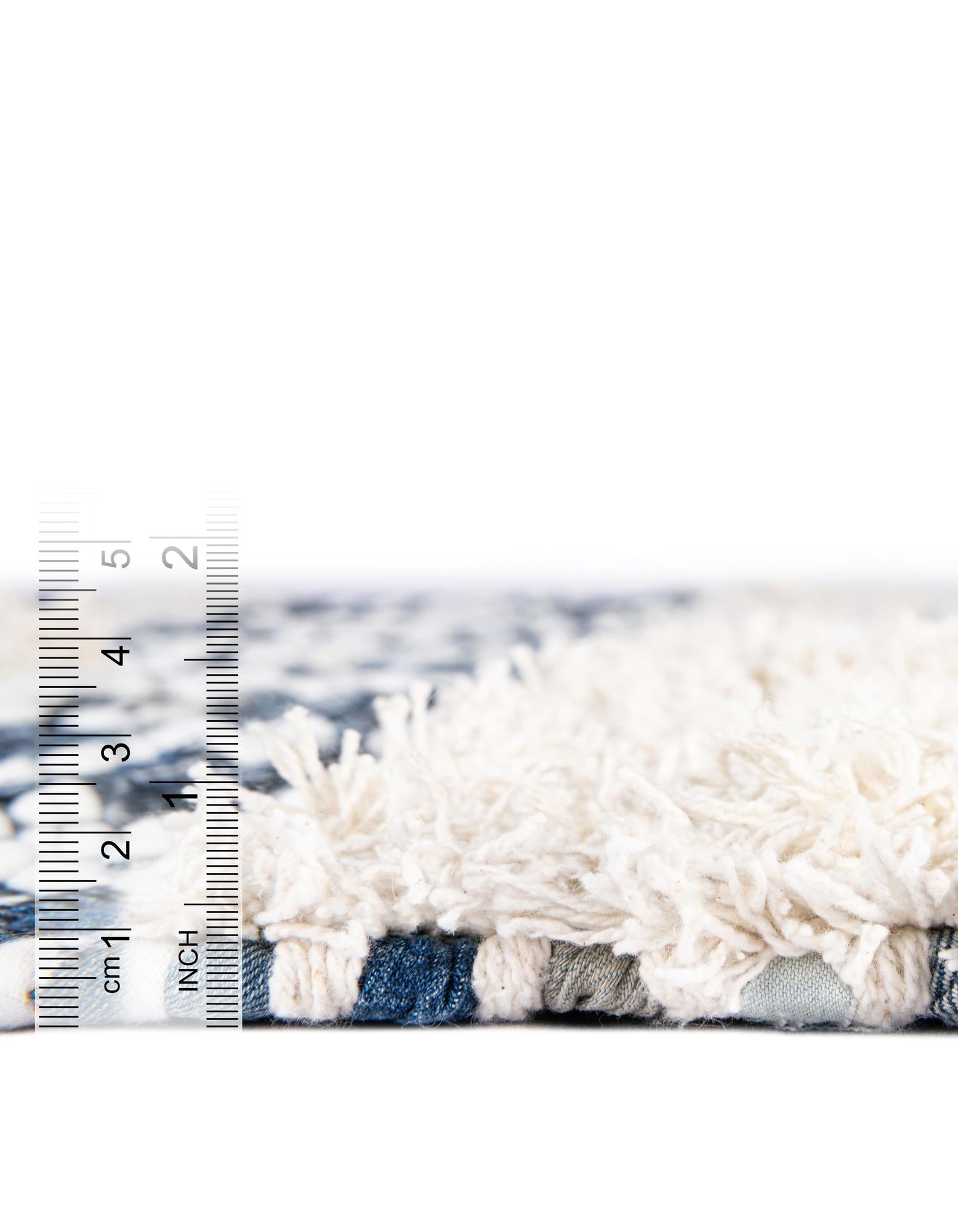 2' 7 x 10' Hand Woven Cotton Chindi Runner Rug