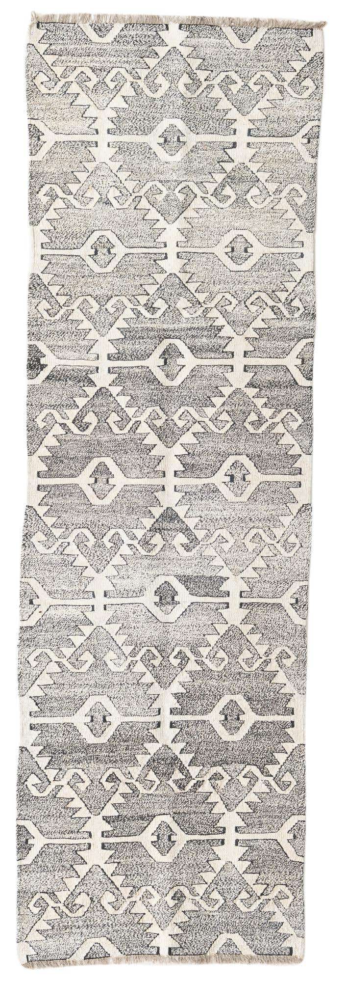 2' 6 x 8' 2 Hand Woven Darya Wool Runner Rug