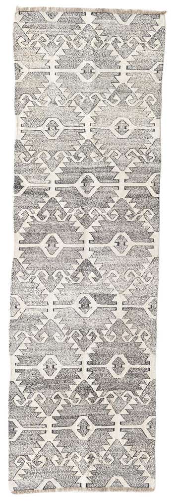 2' 6 x 8' 2 Hand Woven Darya Wool Runner Rug