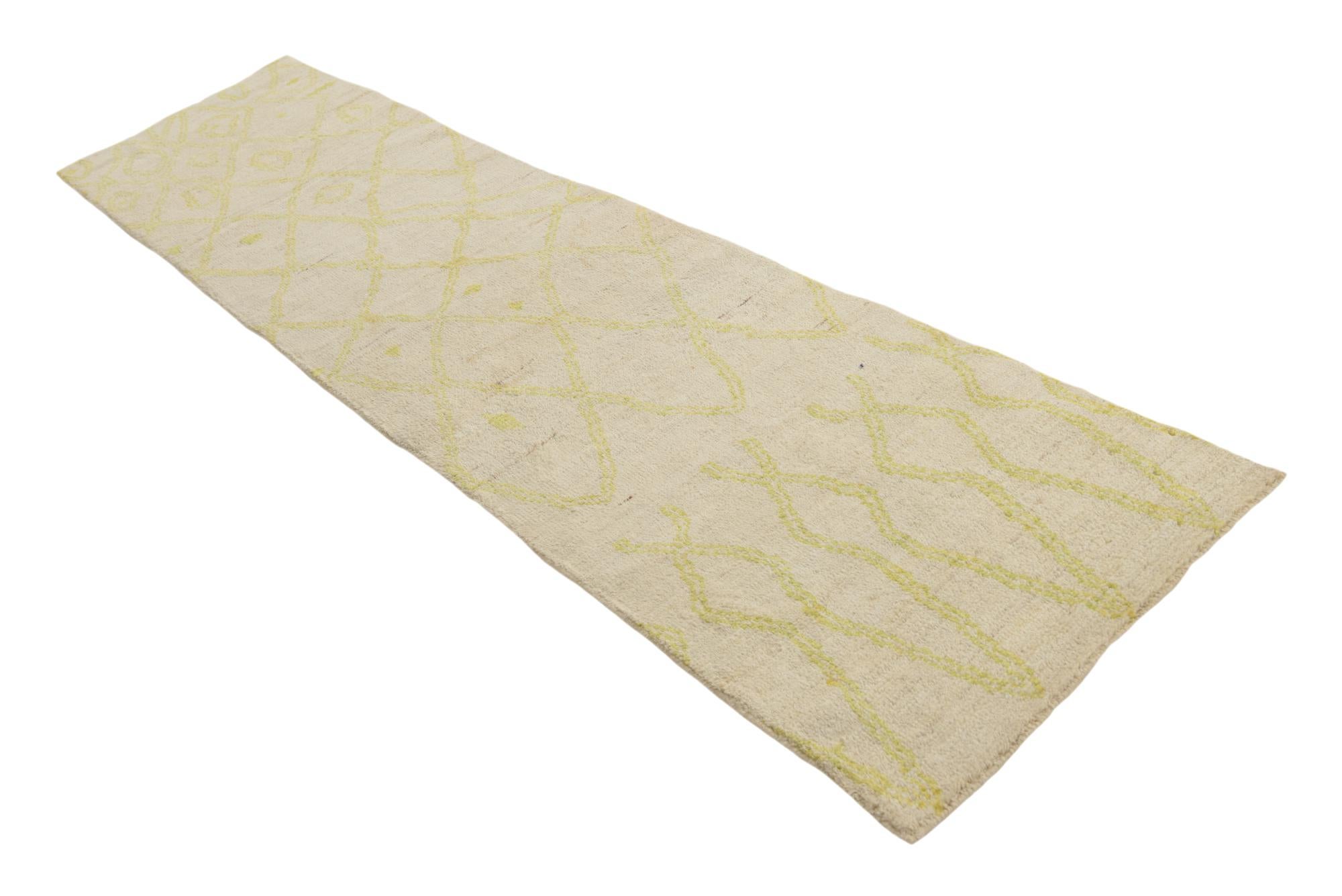 2' 4 x 9' 10 Hand Knotted Darya Wool Runner Rug