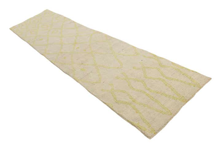2' 4 x 9' 10 Hand Knotted Darya Wool Runner Rug