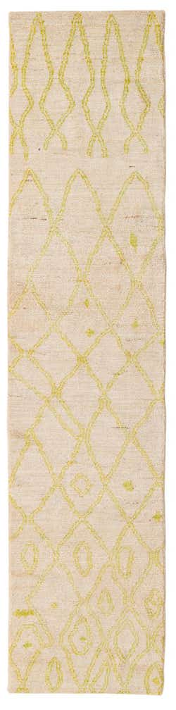 2' 4 x 9' 10 Hand Knotted Darya Wool Runner Rug