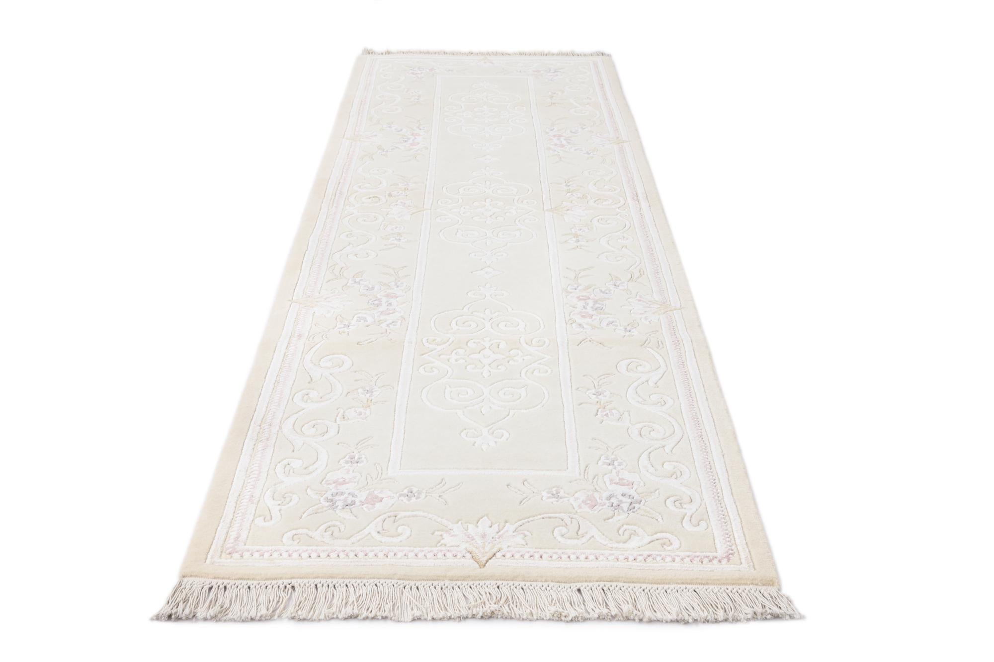 2' 9 x 9' 8 Hand Knotted Darya Wool Runner Rug