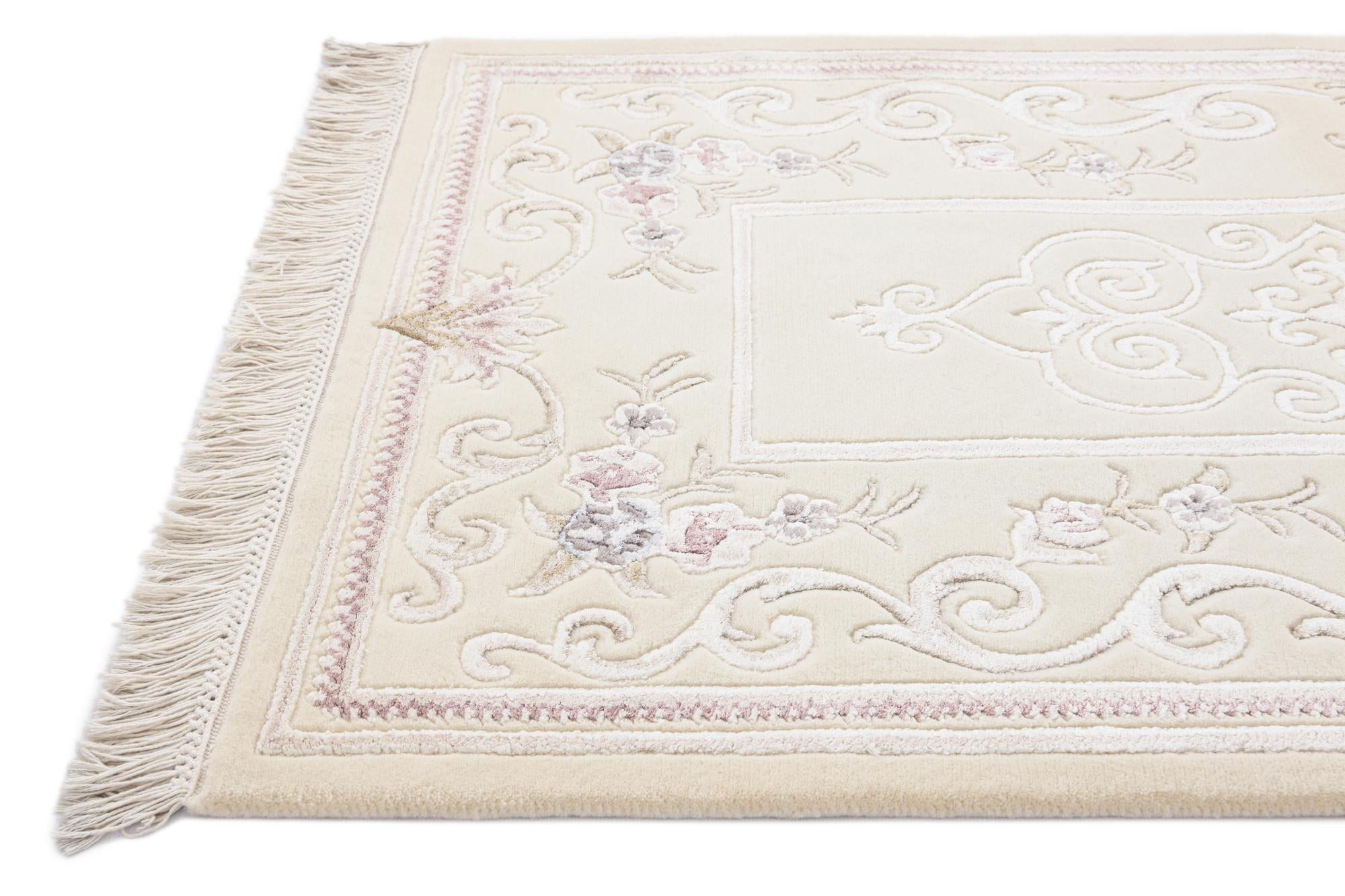 2' 9 x 9' 8 Hand Knotted Darya Wool Runner Rug