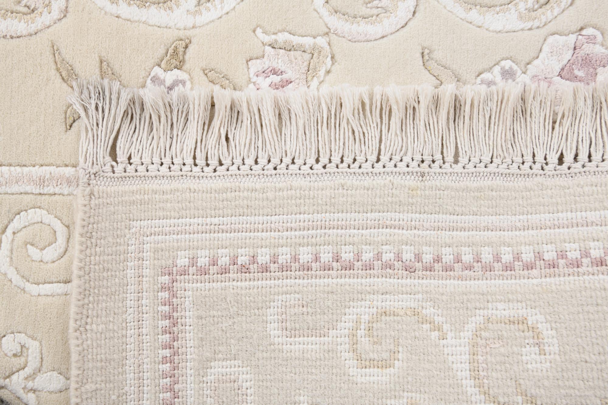 2' 9 x 9' 8 Hand Knotted Darya Wool Runner Rug
