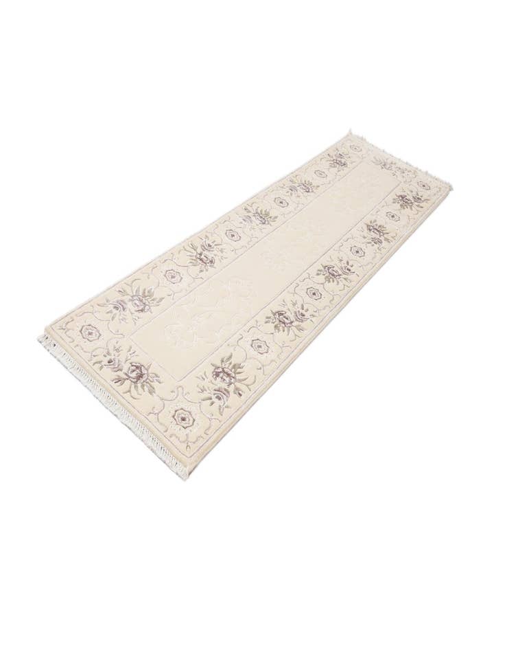 Detail image of 2' 7 x 9' 7  Hand Knotted Darya Wool Runner Rug