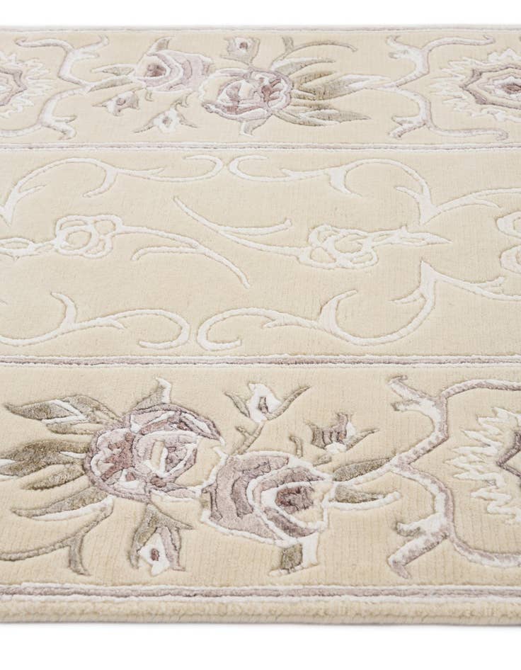 Detail image of 2' 7 x 9' 7  Hand Knotted Darya Wool Runner Rug