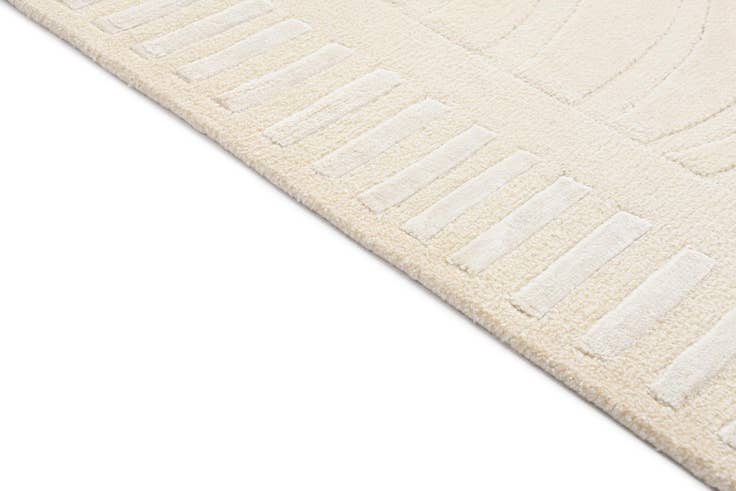 Detail image of 2' 9 x 10' Hand Knotted Darya Wool Runner Rug