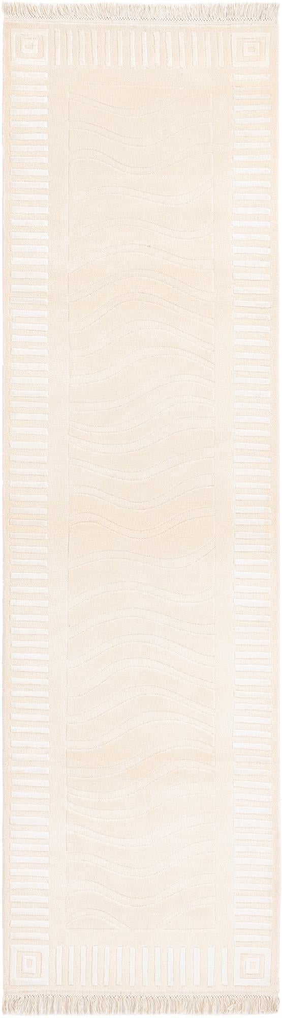 2' 9 x 10' Hand Knotted Darya Wool Runner Rug