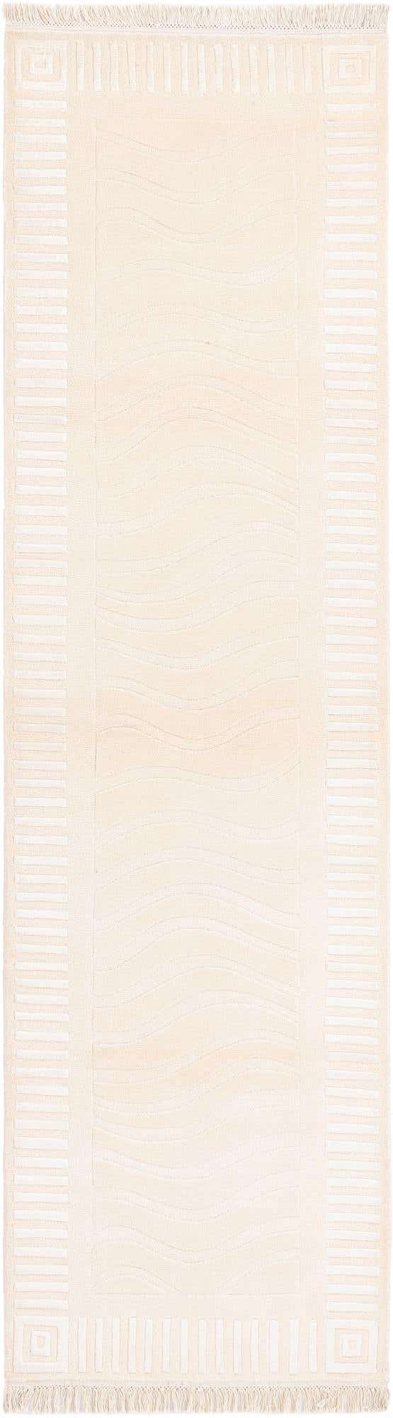 2' 9 x 10' Hand Knotted Darya Wool Runner Rug